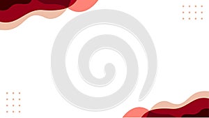 abstract liquid red background vector