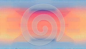 Abstract lo-fi gradient background. Psychic Waves and digital noise. Nostalgia, vintage, retro, 70s, 80s style. Synthwave, chillwa photo