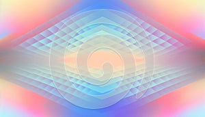 Abstract lo-fi gradient background. Psychic Waves and digital noise. Nostalgia, vintage, retro, 70s, 80s style. Synthwave, chillwa photo