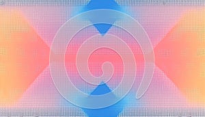 Abstract lo-fi gradient background. Psychic Waves and digital noise. Nostalgia, vintage, retro, 70s, 80s style. Synthwave, chillwa photo