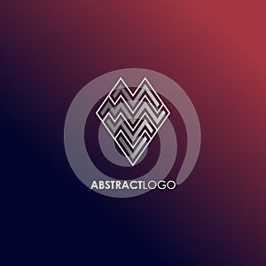 Abstract Logo Design. Lines Logo. Alive Lines Logo