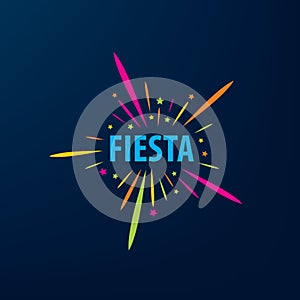 Abstract logo for the Fiesta. Vector illustration.