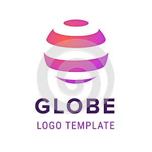 Abstract logo globe