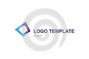 Abstract logo template. Business and corporate style.