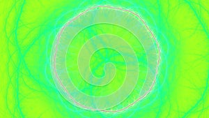 Abstract loop able fractal 4k video of a color changing Triquetra.The symbol is Druidic/Celtic Triquetra-symbol of the Triple