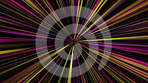 Abstract loop colorful center radial rays shine background