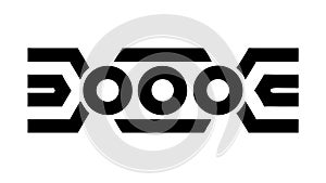 Abstract Loop Pattern, Infinity Symbol, vector design Generative AI