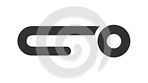 Abstract Loop Symbol Vector Design Element, vector design Generative AI