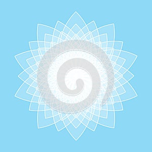 Abstract lotus symbol