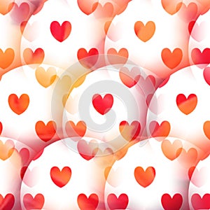 Abstract Love Valentine Day Background.
