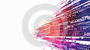Abstract Low Code Development Concept Vector Illustration
