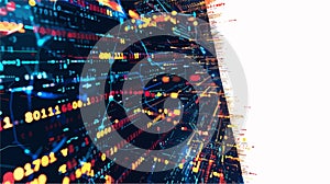 Abstract Low Code Development Concept Vector Illustration