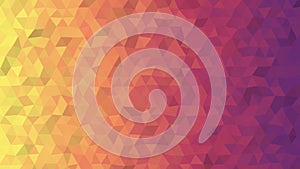 Abstract low poly background with colorful gradient and triangular shapes