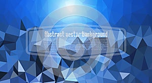 Abstract low poly background
