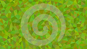 Abstract Low Poly Background Green and Brown Geometric Pattern