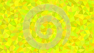 Abstract low poly background with triangle shapes in various shades of yellow