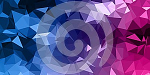 Abstract low poly banner design