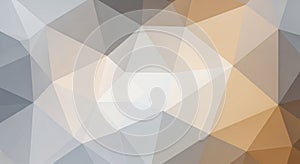 Abstract low-poly geometric pattern with triangles of varying sizes and angles. The