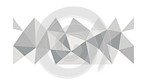 Abstract Low Poly Geometric Triangle Pattern Vector, vector design Generative AI