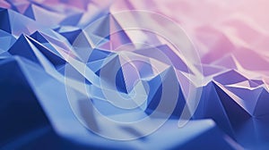 Abstract low poly gradient surface background