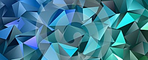 Abstract Low-Poly triangular modern background