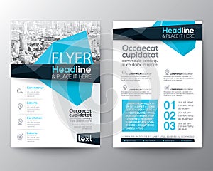 Abstract low polygon background for Poster Brochure Flyer design