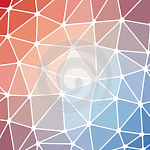 Abstract Low Polygon gradient Generative Art background illustration