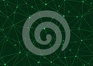 Abstract Low Polygon Mesh Generative Art background illustration