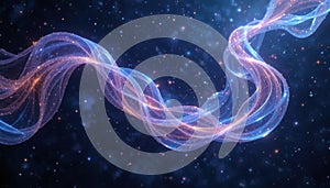 Abstract Luminous Wave in Cosmic Space