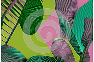 Abstract lush background, created with AI generative tools