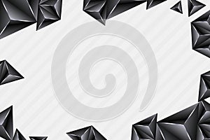 Abstract Luxury Background .Vector Illustration. Futuristic Concept. Triangles Glossy Premium Style