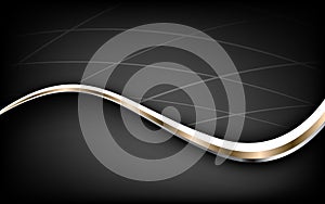 Abstract luxury background with wave1