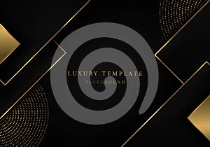 Abstract luxury golden template design artwork