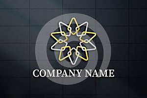 Abstract Luxury Icon Logo Design Ready To Use photo