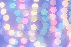 Abstract magic background with christmas lights, colorful blurry