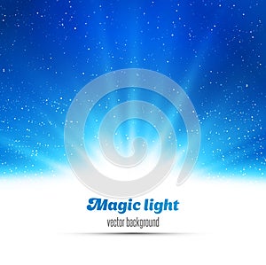 Abstract magic light background