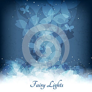 Abstract magic lights background. Good template for postcards or a bookcover