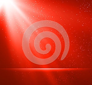 Abstract magic red light background