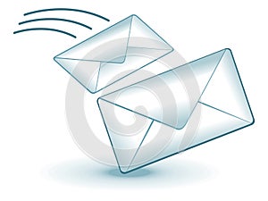 Abstract mail icon