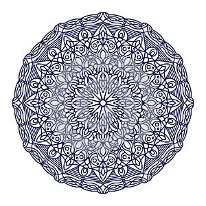 Abstract mandala design for adult coloring books, decorations, backgrounds, banners etc
