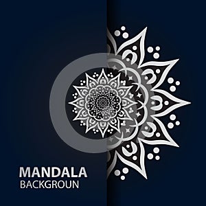Abstract mandala pattern design