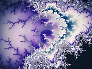 Abstract mandelbrot fractal