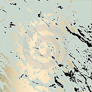 Abstract Marble Gold Pattern