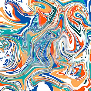 Abstract marble ink seamless pattern, liquify vivid colorful background design contemporary art for wallpaper, flyer, card, poster