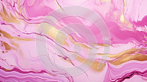 Abstract marble marbled stone ink liquid fluid painted painting texture luxury background banner - Pink petals, blossom flower