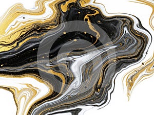 Abstract marble pattern isolated on white background