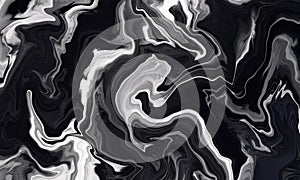 Abstract marble texture background in black colors