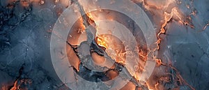 Abstract Marble Texture With Gold Veins, Modern Art