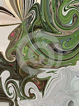 Abstract Marbling