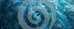 Abstract marine patterns depicting ocean currents and underwater ecosystems photo